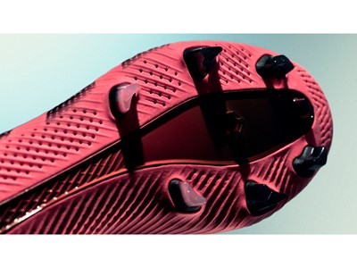 Football boot under Project R A P Radical Athlete Perception platform