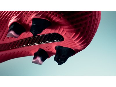 Football boot under Project R A P Radical Athlete Perception platform