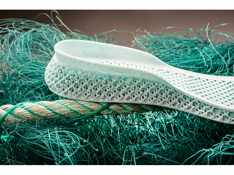 Suela del zapato lanzado por Adidas y Parley for the Oceans