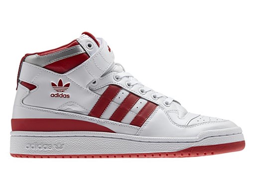 adidas forum mid vermelho