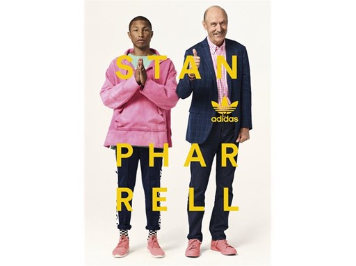 pharrell williams wearing adidas