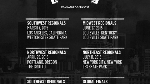 adidas® skateboarding Announces Skate Copa 2015