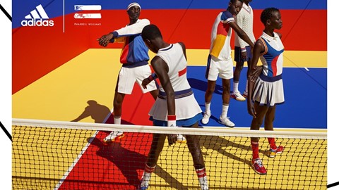 adidas Tennis Collection by PHARRELL WILLIAMS FW17 PR Hero Visuals Models Horizontal