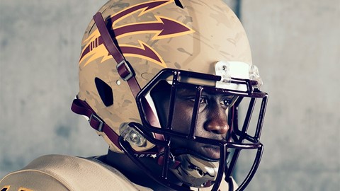 ASU x adidasFballUS Brotherhood Helmet 1