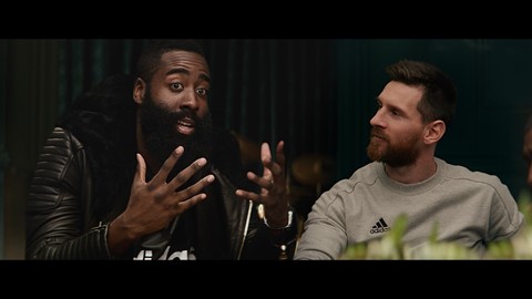 adidas Sport 17 'Calling All Creators' Campaign Film still - James Harden & Lionel Messi