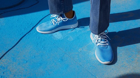 +H21254 adidas Originals PHARRELL WILLIAMS Hu Holi adicolor Key Visual Footwear Shot Blue