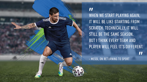 Messi wears adidas Nemeziz