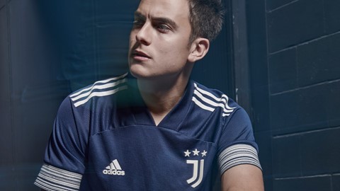 DYBALA WEARS JUVENTUS AWAY SHIRT