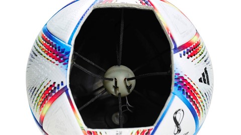 Al Rihla Official Match Ball feat - Connected Ball Technology