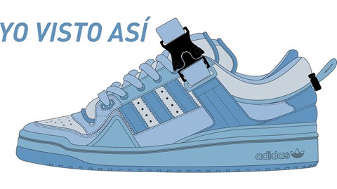 adidas x Bad Bunny - Side Lateral Left View