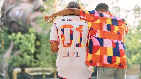 RBFA x Tomorrowland - away kit for the Belgian Red Devils