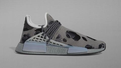 Pharrell Williams x adidas Originals - Hu NMD Animal Print Grey