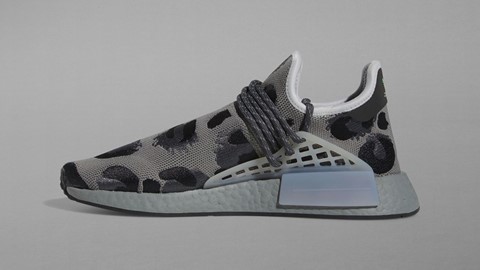 Pharrell Williams x adidas Originals - Hu NMD Animal Print Grey