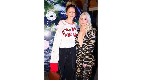 Paris Jackson and Ashley Benson celebrate the adidas by Stella McCartney Spring Summer 23 collection launch