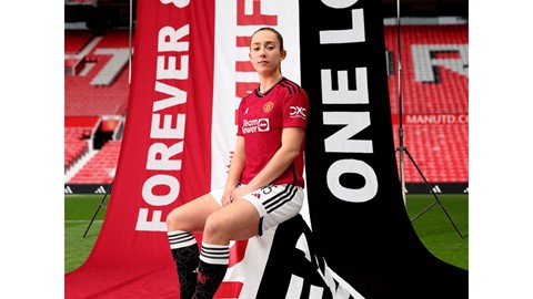 MUFC Home Kit Day Maya Le Tissier