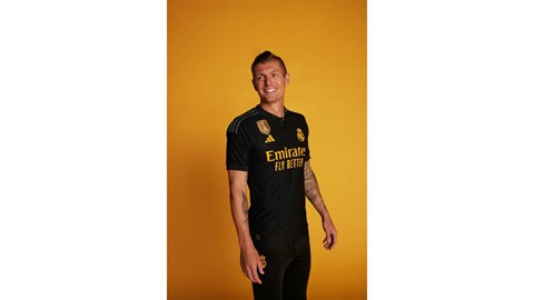 Toni Kroos adidas and Real Madrid New third kit for 2023 24 Season