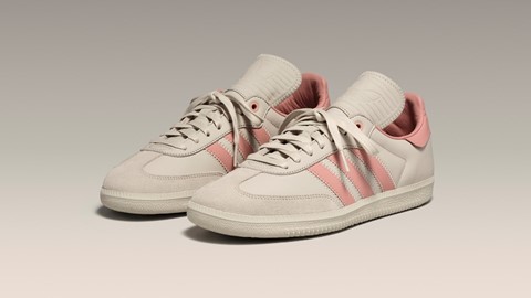 adidas x Humanrace Samba by Pharrell White Pink