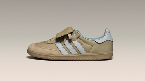 adidas x Humanrace Samba by Pharrell Green Blue