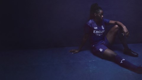 Y 3 x Real Madrid Master Hero Campaign Naomie Feller