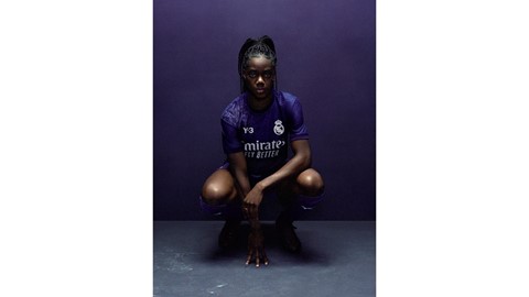 Y 3 x Real Madrid Master Crop On Body Product Focus Noamie Feller