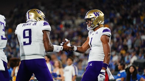 Rome Odunze and Michael Penix Jr