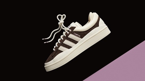 adidas gazelle silver green womens Adidas x Bad Bunny Campus Shoes – Extra Butter main image 0