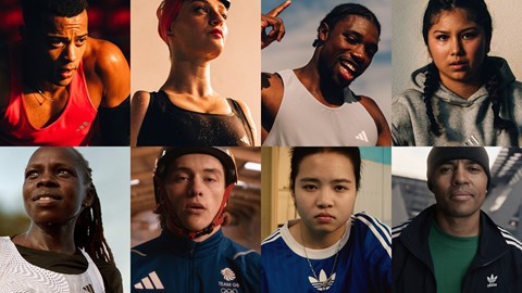 SS24 Brand Campaign Athlete Collage