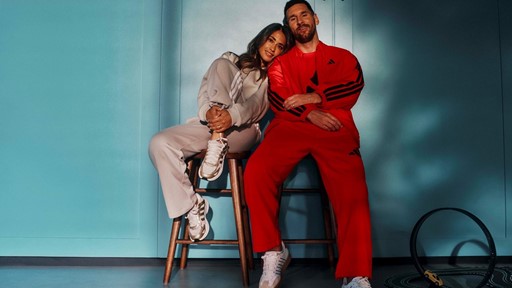 adidas Essentials collection Lionel Messi Antonela Roccuzzo