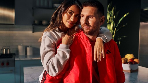 adidas Essentials collection Lionel Messi Antonela Roccuzzo