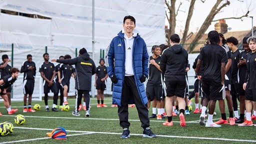 adidas icon son heung min surprises london youth football organisation to help players believe you got this 3