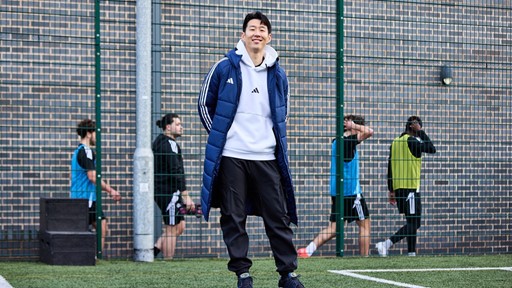 adidas icon son heung min surprises london youth football organisation to help players believe you got this 6