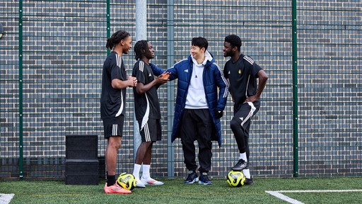 adidas icon son heung min surprises london youth football organisation to help players believe you got this 5