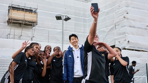 adidas icon son heung min surprises london youth football organisation to help players believe you got this 9