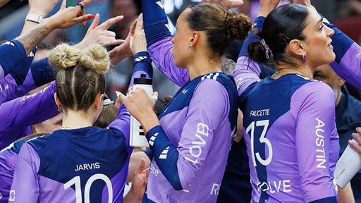 Queens of the court in three stripes Austin triumphs in the LOVB the American volleyball league