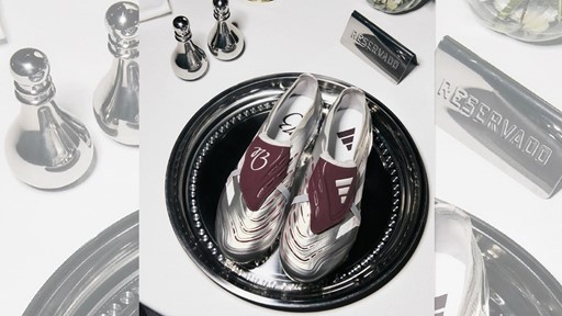 Silver is the new Belligold Jude Bellingham second signature Predator25 boot available in Chrome Dream