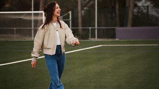 Ballon d Or winner Aitana Bonmat with her closest friend Maria Rodriguez
