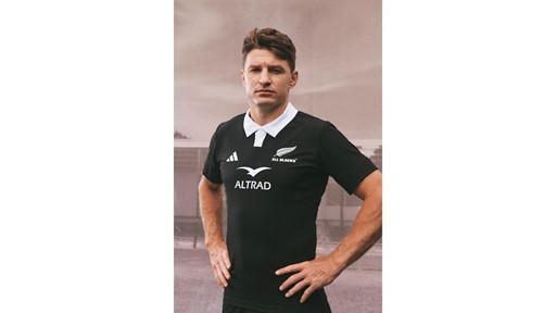 adidas Rugby All Blacks Jersey Launch 2025 Beauden Barrett
