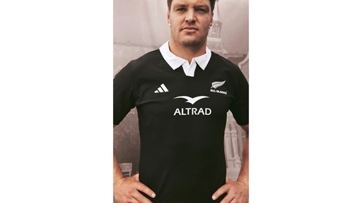 adidas Rugby All Blacks Jersey Launch 2025 Scott Barrett
