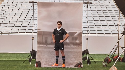 adidas Rugby All Blacks Jersey Launch 2025 Beauden Barrett