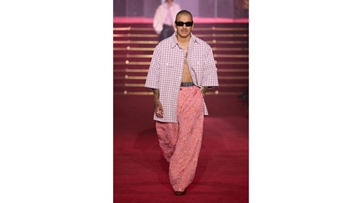 Willy Chavarria SS26 runway press look