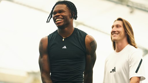 adidas Stars Travis Hunter and Trevor Lawrence