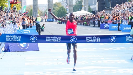 adidas athletes took over the Men s and Women s podiums at the Berlin Marathon with Sebastian Sawe and Rosemary Wanjiru
