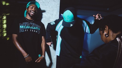 adidas x Mercedes AMG PETRONAS F1 Las Vegas Collection Group Shot