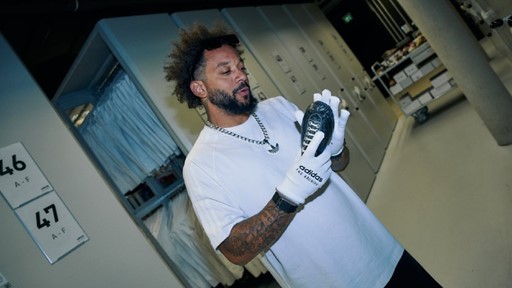 Football legend Marcelo Vieira visits the adidas Archive immersing himself in football history and donating one a very