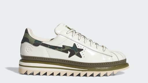 CLOT and BAPE Superstar by Edison Chen