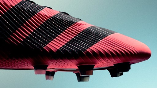 Football boot under Project R A P Radical Athlete Perception platform