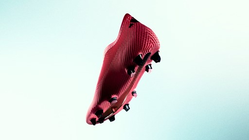 Football boot under Project R A P Radical Athlete Perception platform