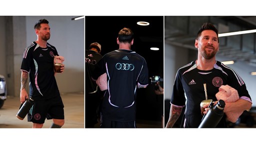 Messi and Inter Miami bring the heat in new adidas x Audi x Revolut F1 Miami sunset inspired match kit