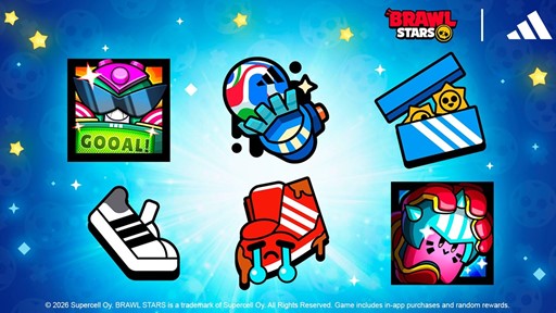 adiClub Brawl Stars Cosmetic Bundle Rewards