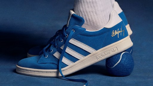adidas x Billie Jean King Blue Suede Shoe